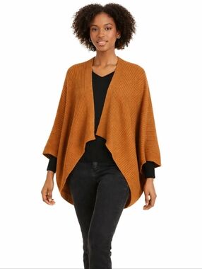 Save the Ocean Apparel Sustainable Knit Cardigan Shrug Rusty Neutral OS